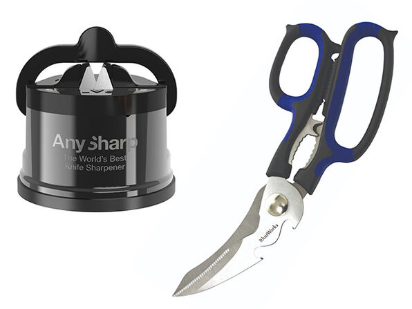 AnySharp CHEF Pro Sharpener(Wolf) +Smart Scissors(Blisterpack) - Product Image
