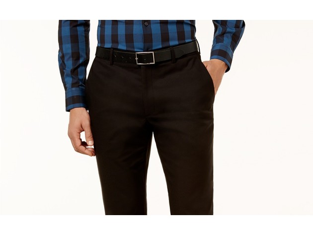 Alfani Men's Slim-Fit Stretch Pants Black Size 36X30