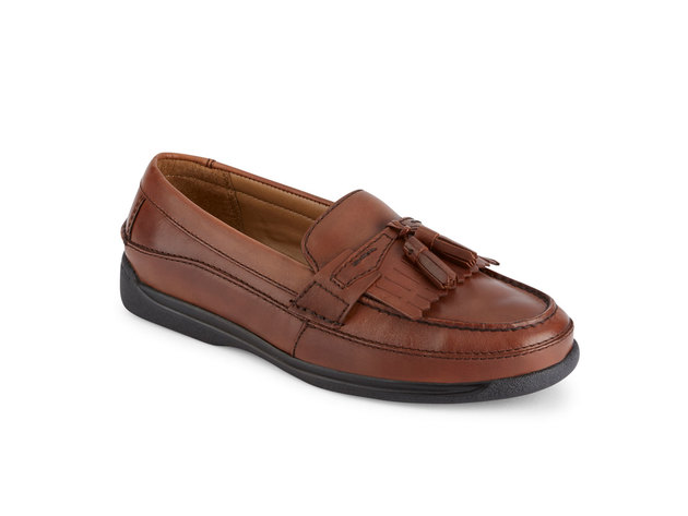 Dockers Mens Sinclair Leather Dress Casual Tassel Loafer