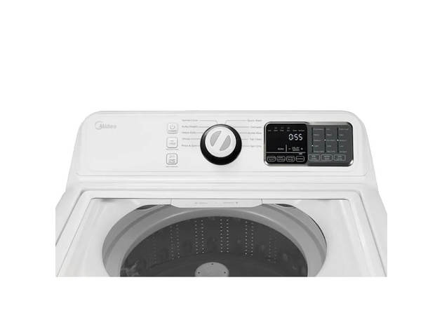Midea MLV45N1BWW 4.5 Cu. Ft. White HE Top Load Washer with Agitator