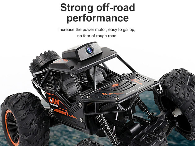 Off-Road Remote Control Monster Truck with 720P HD FPV WiFi Camera