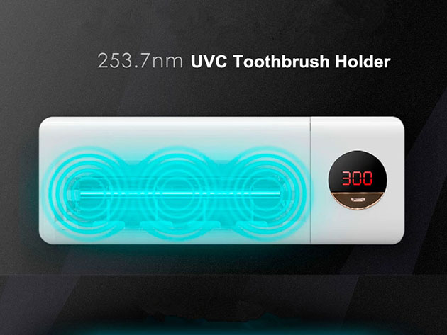 Rechargeable 5-Toothbrush UV-C Sanitizer