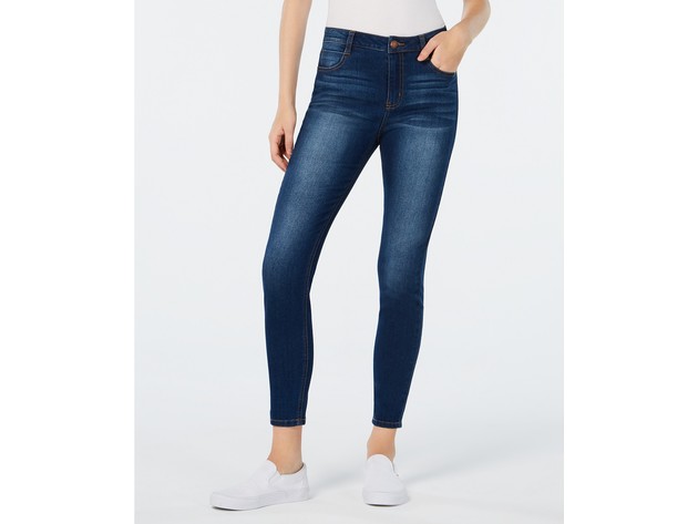 Tinseltown Juniors' High Rise Skinny Jeans Blue Size 15