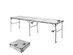 Costway 8FT Aluminum Folding Picnic Camping Table Lightweight In/Outdoor Garden Party - Silver