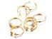 7-Piece Celestial Ring Set with Mini White Swarovski Crystals