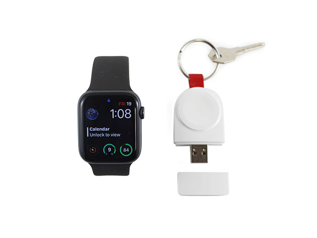 Portable Keychain Apple Watch Charger (White)