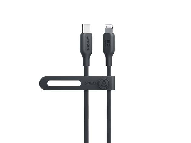 Anker 541 USB-C to Lightning Cable (Bio-Based/3ft/Phantom Black)