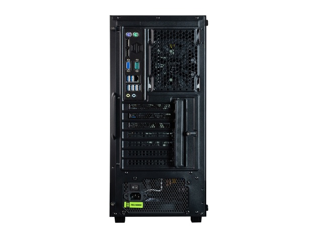 Periphio Green Gaming PC Computer, Ultra-Fast Intel Core i5 6500, Integrated HD 530 Graphics, 16GB DDR4 RAM, 240GB SSD + 1TB HDD, Windows 10 Home, WIFI, iGPU Gaming (Renewed)