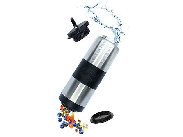 FLPSDE Dual Chamber Water Bottle (Stainless)