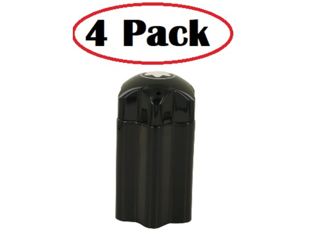 4 Pack of Montblanc Emblem by Mont Blanc Eau De Toilette Spray (unboxed) 3.4 oz