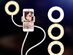 Selfie Station Phone Mount & Ring Light Kit (White)