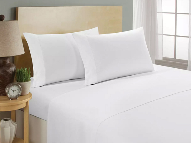 Ultra Soft 1800 Series Bamboo Bed Sheets: 4-Piece Set (White/King)
