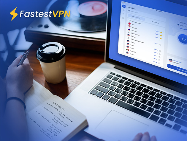 FastestVPN PRO: Lifetime Subscription (15 Devices)