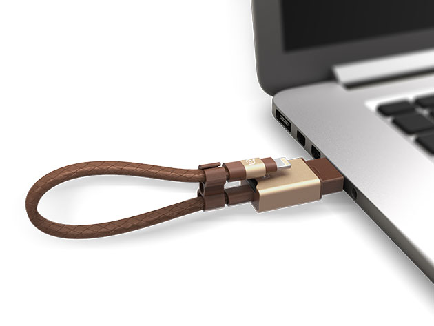 iKlips Wizard Storage Expanding Card Reader (Gold)