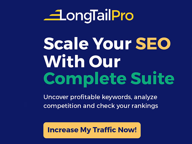 LongTailPro: One Time (10,000 Keyword Lookup Credits)