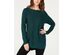 INC International Concepts Women's Shirttail Sweater Hunter Forest Size Large