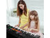 Costway 54 Keys Music Electronic Keyboard Kid Electric Piano Organ W/Mic & Adapter - Black