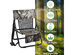 Costway Folding Hunting Chair Portable Outdoor Camping Woodland Camouflage Hunting Seat - Camouflage, Black