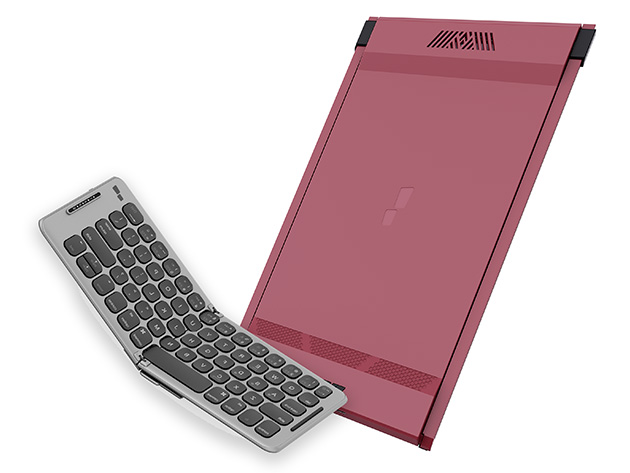 Mobile Pixels Duex Max + Portable Keyboard Bundle (Rio Red)