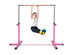 Goplus Adjustable Steel Horizontal Training Bar Gymnastics Junior Home Practice - Pink