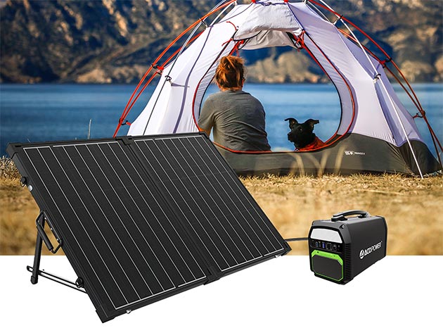 PTK100W Portable Solar Panel Kit