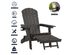 Cal Adirondack Chair Black