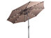 Costway 10ft Patio Solar Umbrella LED Patio Market Steel Tilt w/ Crank Outdoor Tan