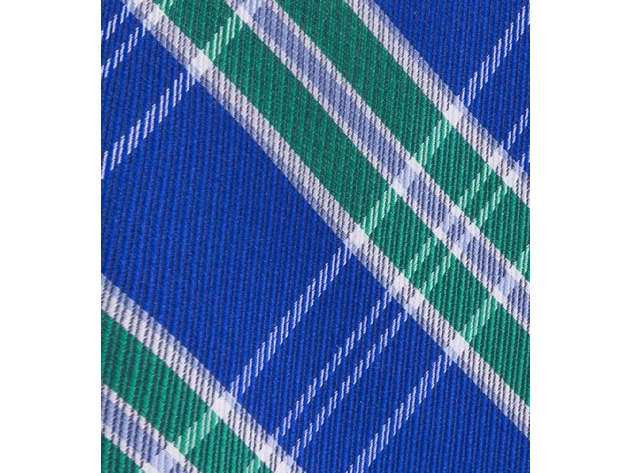 Tommy Hilfiger Men's  Vincent Plaid Tie Green One Size