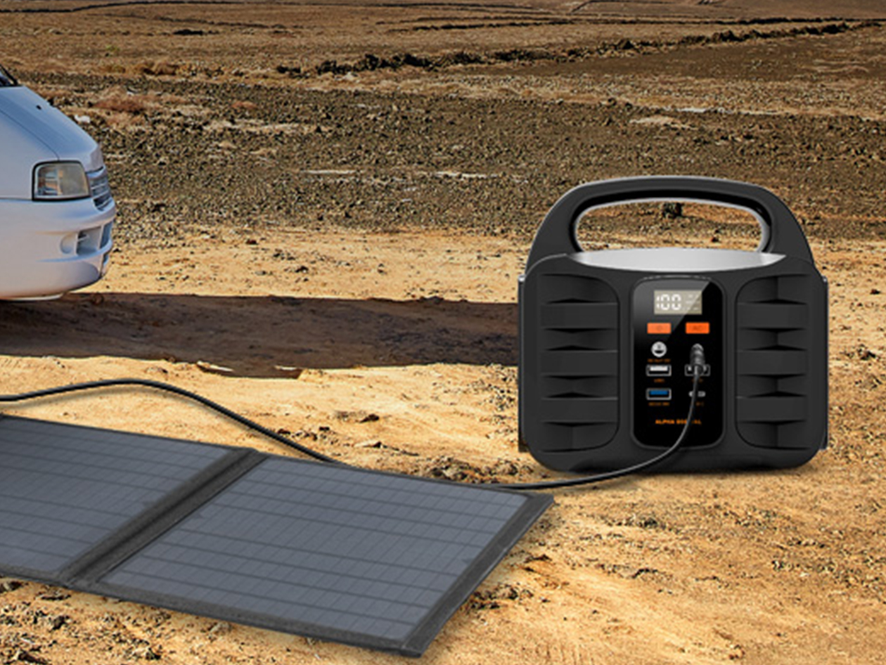 Sungale 155W Portable Power Station & Solar Panel Bundle