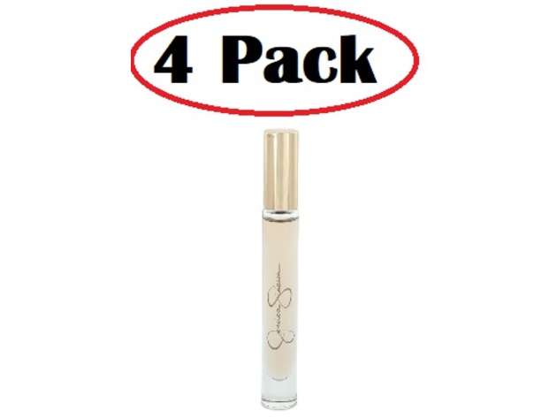 4 Pack of Jessica Simpson Signature 10th Anniversary by Jessica Simpson EDP Rollerball .2 oz