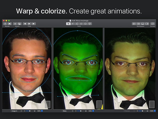 Morph Age: Image Morphing & Warping for Mac 