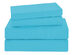 4-Piece Microfiber Sheet Set (Aqua/Queen)