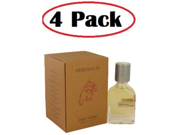 4 Pack of Seminalis by Orto Parisi Parfum Spray (Unisex) 1.7 oz