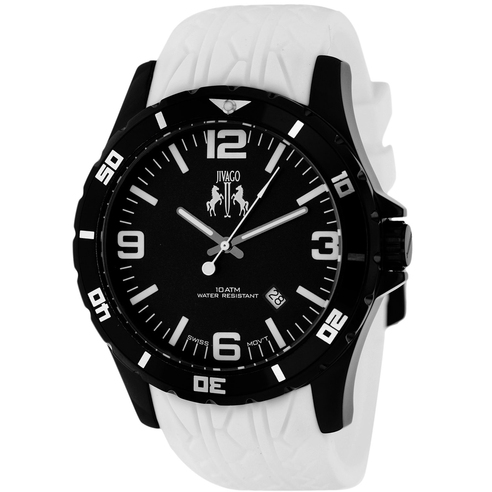 Jivago Men's Ultimate Black Dial Watch - JV0114