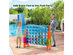 Costway Jumbo 4-to-Score 4 in A Row Giant Game Set Indoor Outdoor Kids Adults Family Fun - Blue/Orange