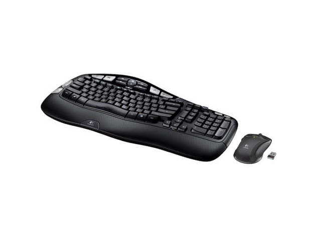 Logitech 920002555 MK550 Wireless Wave Combo with Keyboard and Mouse