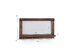 Costway Wall Mounted Jewelry Organizer Vintage Wood Jewelry Holder Hanger Rack - Brown