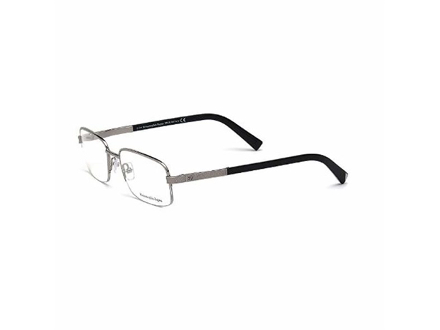 Zegna EZ5011-008 Optics Mens Eyeglasses Shiny Ruthenium Frames - Shiny Ruthenium