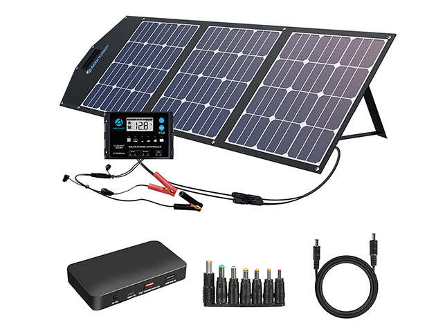  LTK 120W Foldable Solar Panel Kit