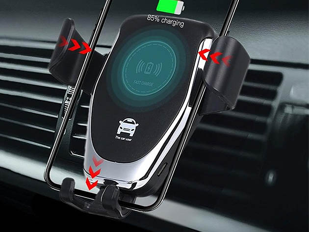 Ninja Dragon QI-X Universal Wireless Charger with Car Mount Holder