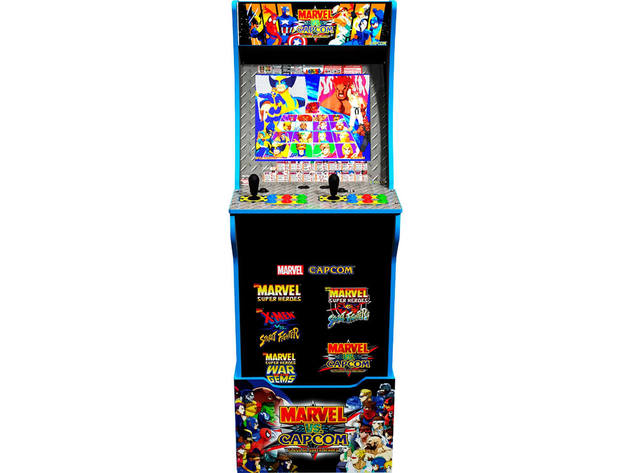 Arcade1up MARVSCAPWIFI Marvel vs Capcom Arcade Machine with Riser