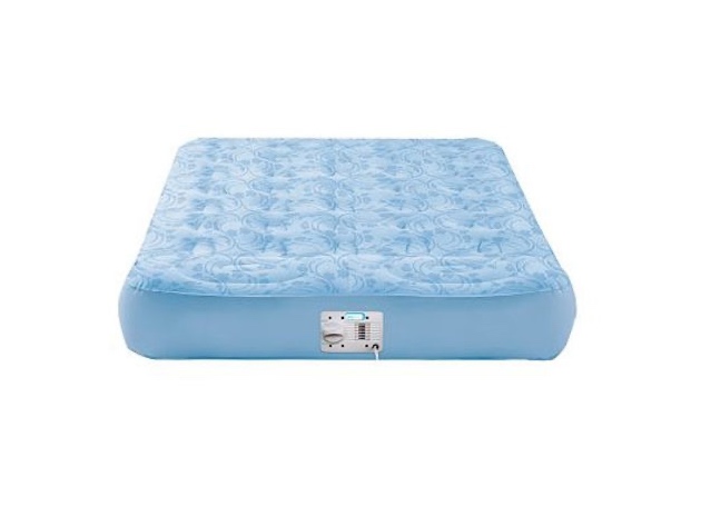 Aerobed ImagineAir Inflatable Air Bed Mattress Built In Pillow Queen - Blue