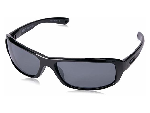 Revo RE 4064X 01 GY Camber Polarized Sunglasses Black with Graphite Lens - Black