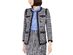 Anne Klein Women's Contrast-Trim Tweed Jacket Black Size 2