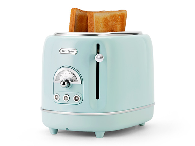 Hazel Quinn Retro Style 2-Slice Toaster