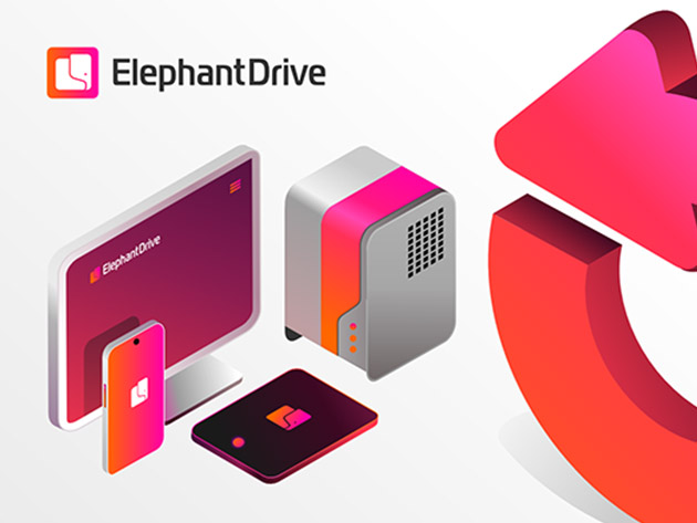 ElephantDrive 1 TB Plan: 2-Yr Subscription