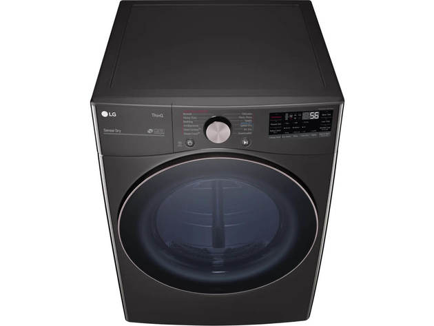 LG DLEX4000B 7.4 cu. ft. Ultra Large Capacity Smart wi-fi Enabled Front Load Electric Dryer with TurboSteam&#0153; and