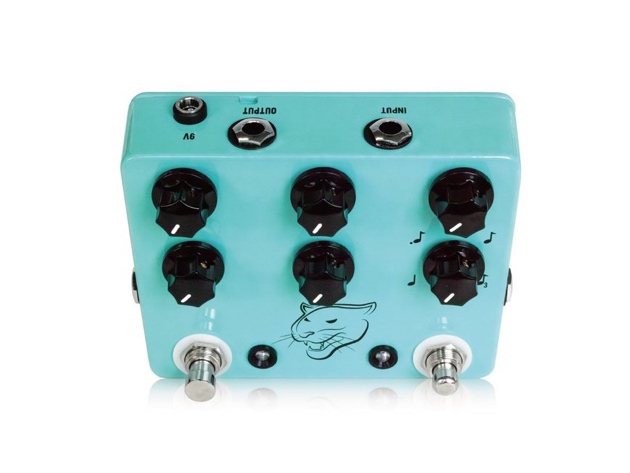 JHS Pedals Panther Cub Delay Guitar Effects Pedal with 1590BB Size Case
