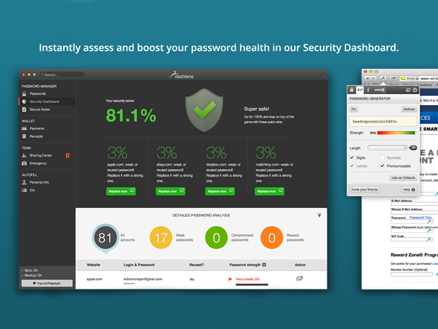 Dashlane Premium: The World's Best Password Manager & Digital Wallet