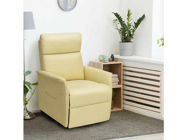 Gorelax Electric Power Lift Massage Recliner Chair Sofa w/Remote Control Beige
